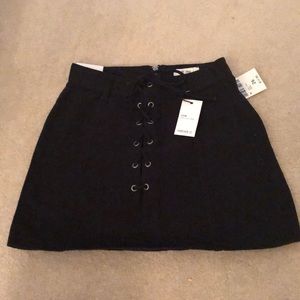 Forever 21 Black denim skirt